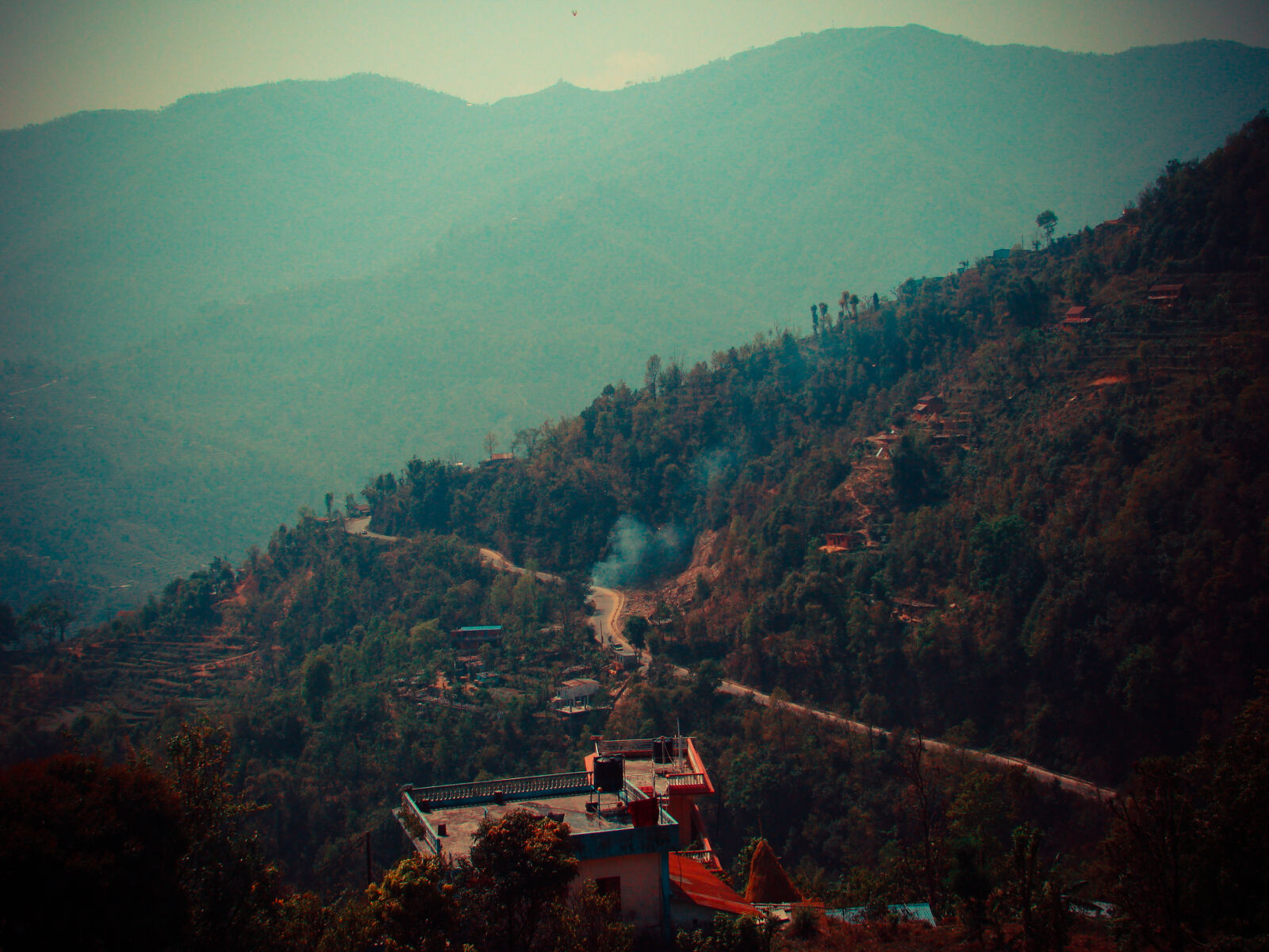 Sony Cyber-shot DSC-H50 sample photo. Hilly, mountains, nature, nepal photography