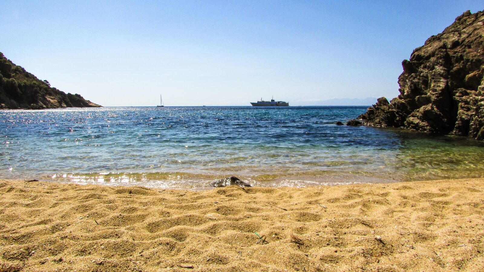 Canon PowerShot SX400 IS sample photo. Greece, skiathos, diamanti beach photography