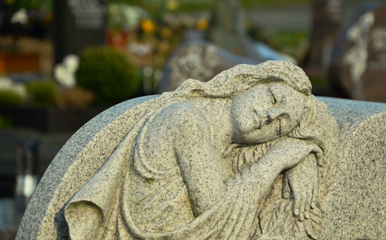 Nikon D5100 sample photo. Cemetery, angel, tomb photography
