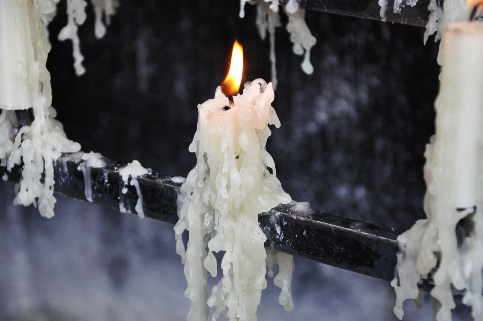 Nikon D90 sample photo. Candles, fire, light photography