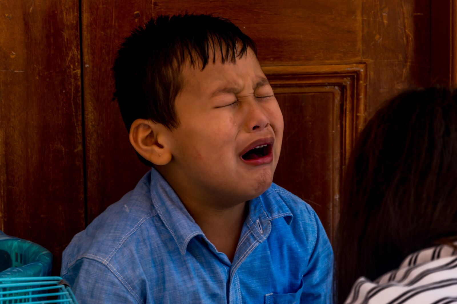 Nikon D5300 sample photo. Emotional, sad, childhood photography