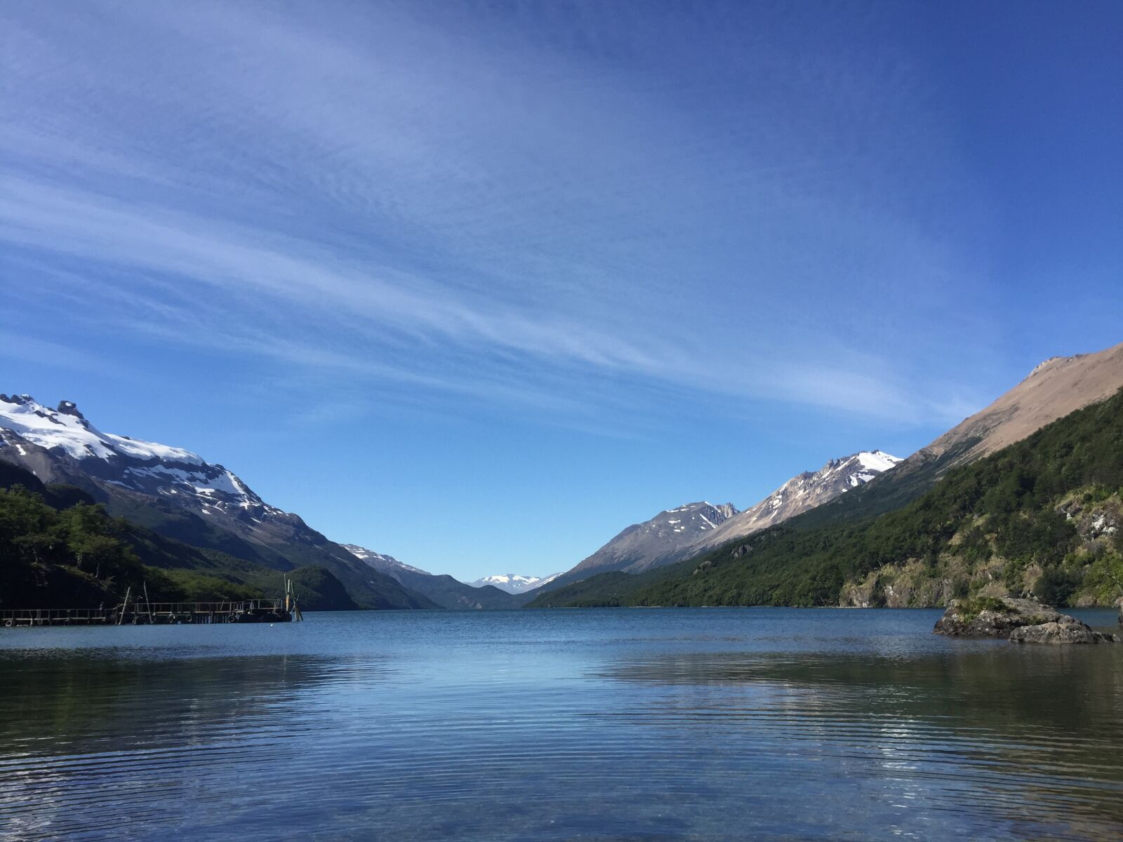 iPhone 6 back camera 4.15mm f/2.2 sample photo. Argentina, lake, patagonia photography