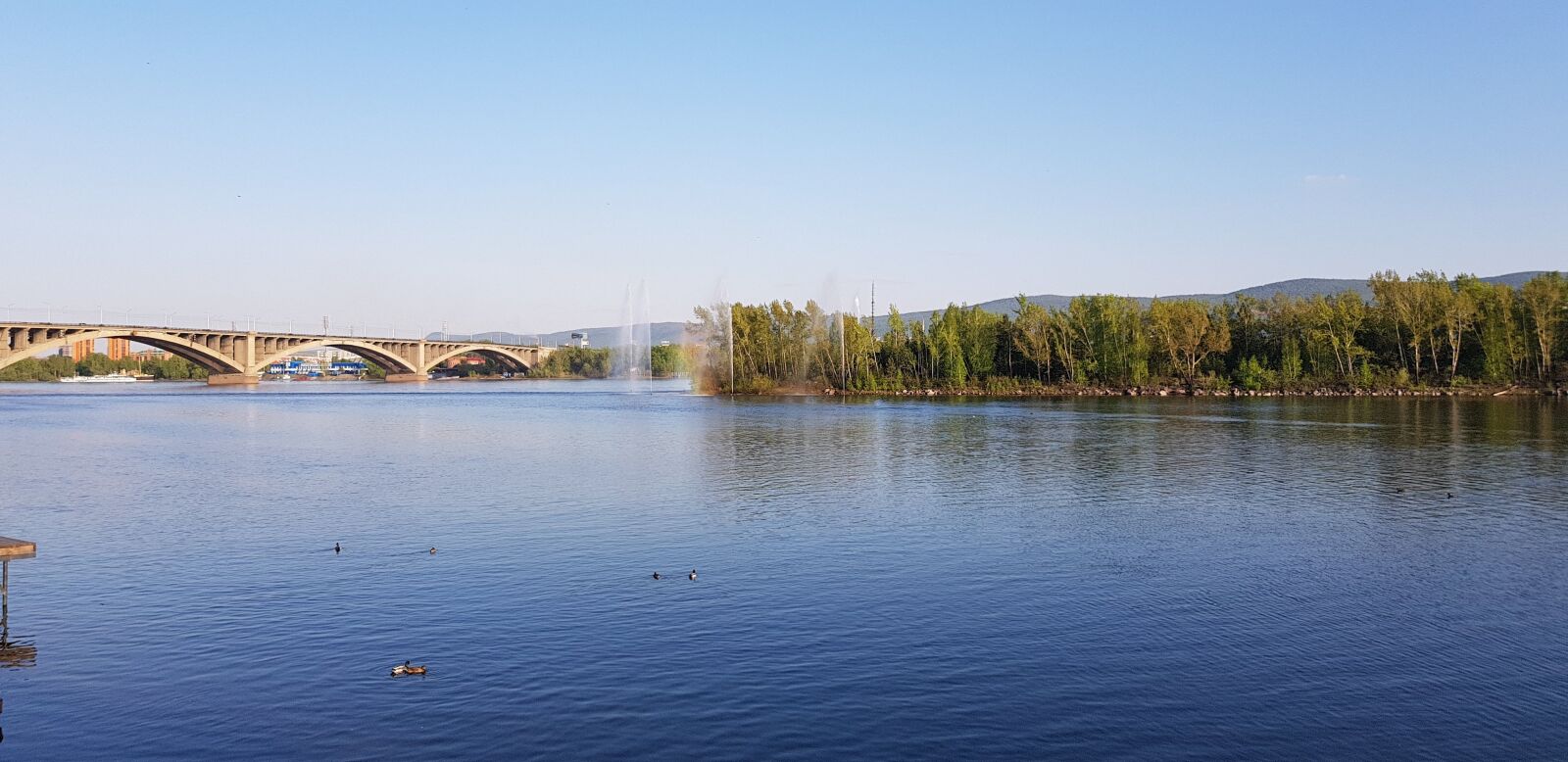 Samsung Galaxy S8+ sample photo. Krasnoyarsk, embankment, yenisei photography