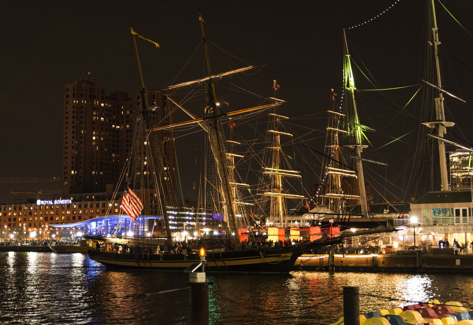 Nikon D7200 sample photo. Baltimore, night, dusk photography