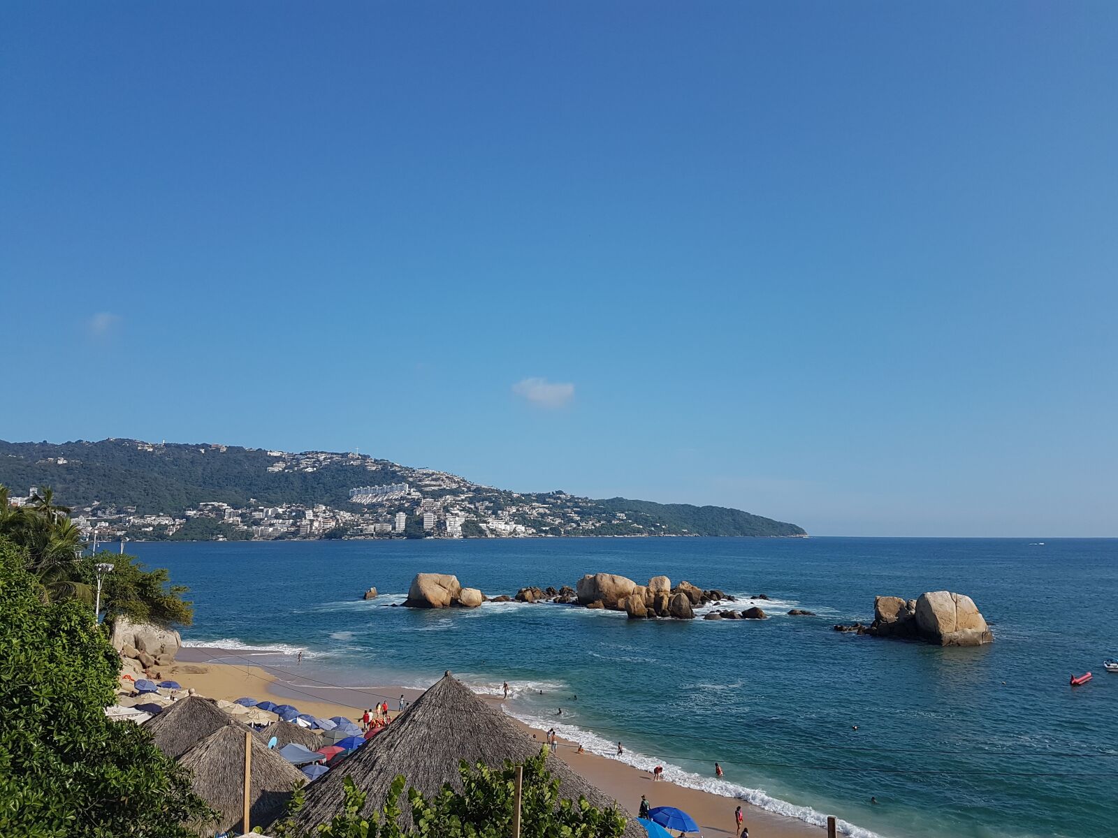 Samsung Galaxy S7 sample photo. Acapulco, sea, sky photography