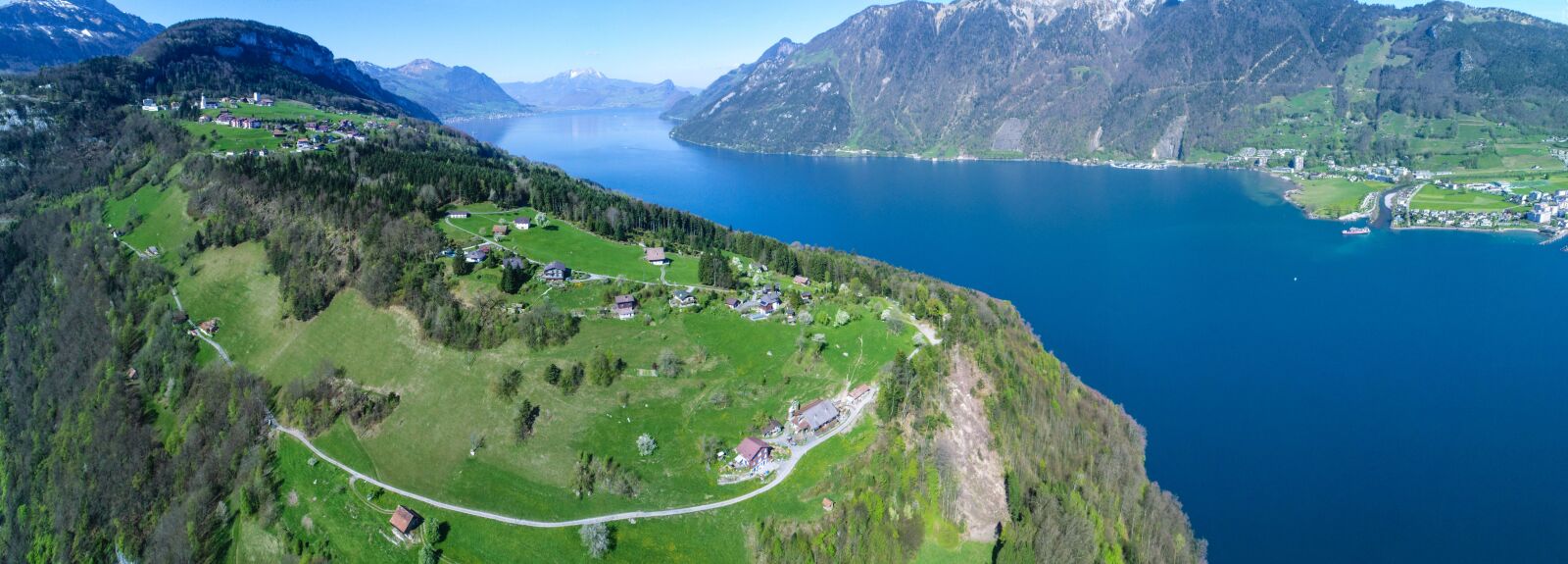 DJI FC6310 sample photo. Lake lucerne region, lucerne photography