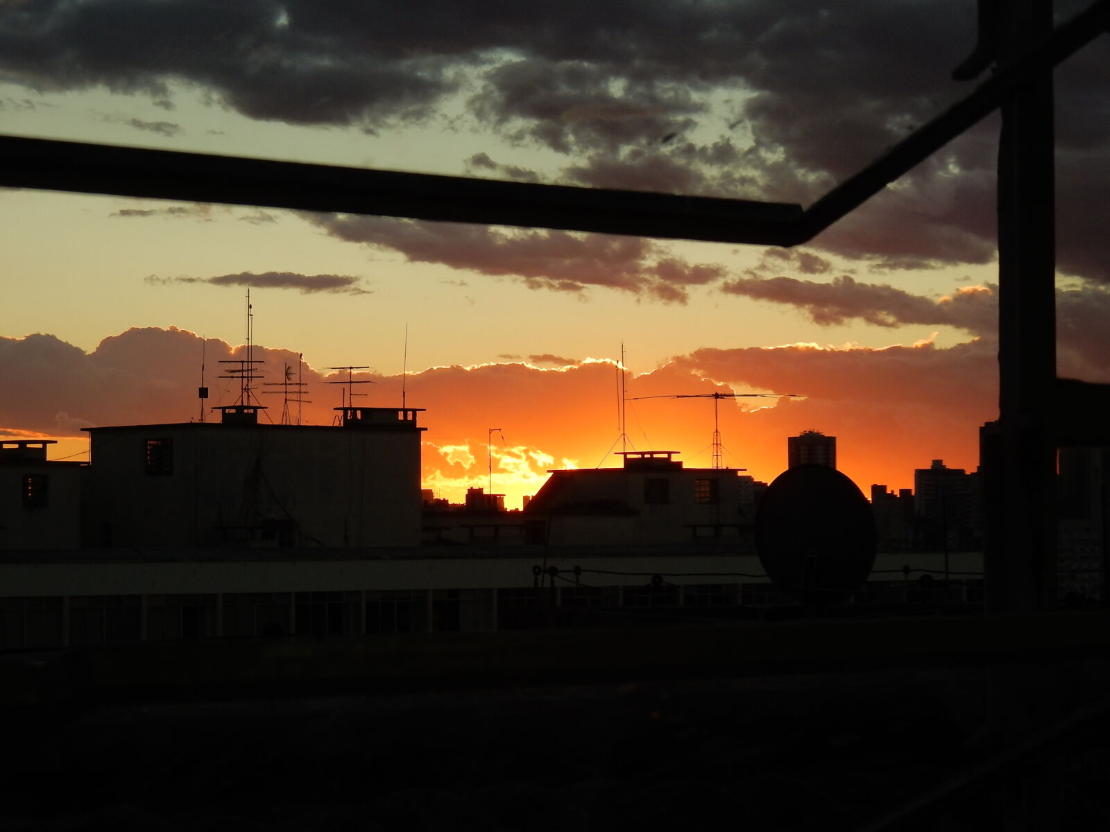 Nikon Coolpix S9900 sample photo. Orange, orange, sky, sky photography