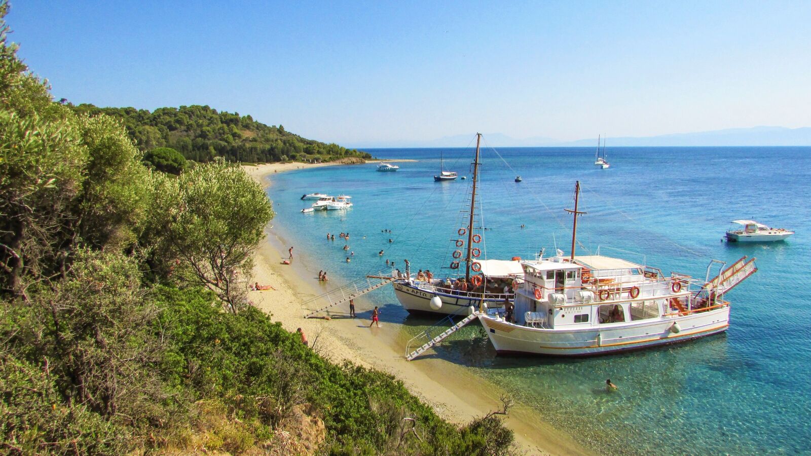 Canon PowerShot SX400 IS sample photo. Greece, tsougkria, island photography