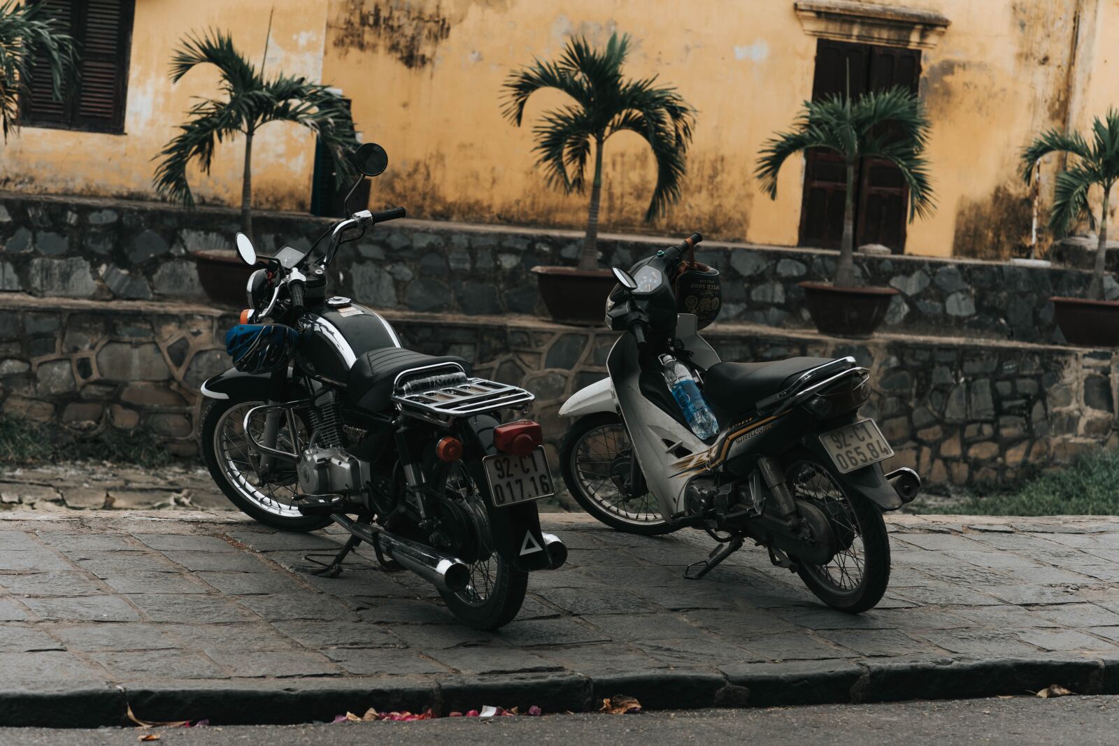 Sony a7 II sample photo. Motorcycle, motorbike, street photography