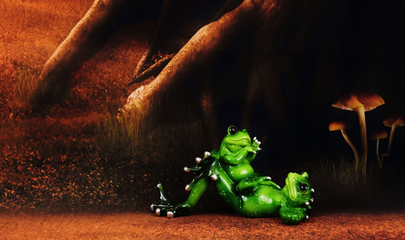Nikon D7200 sample photo. Frogs, mother, child photography