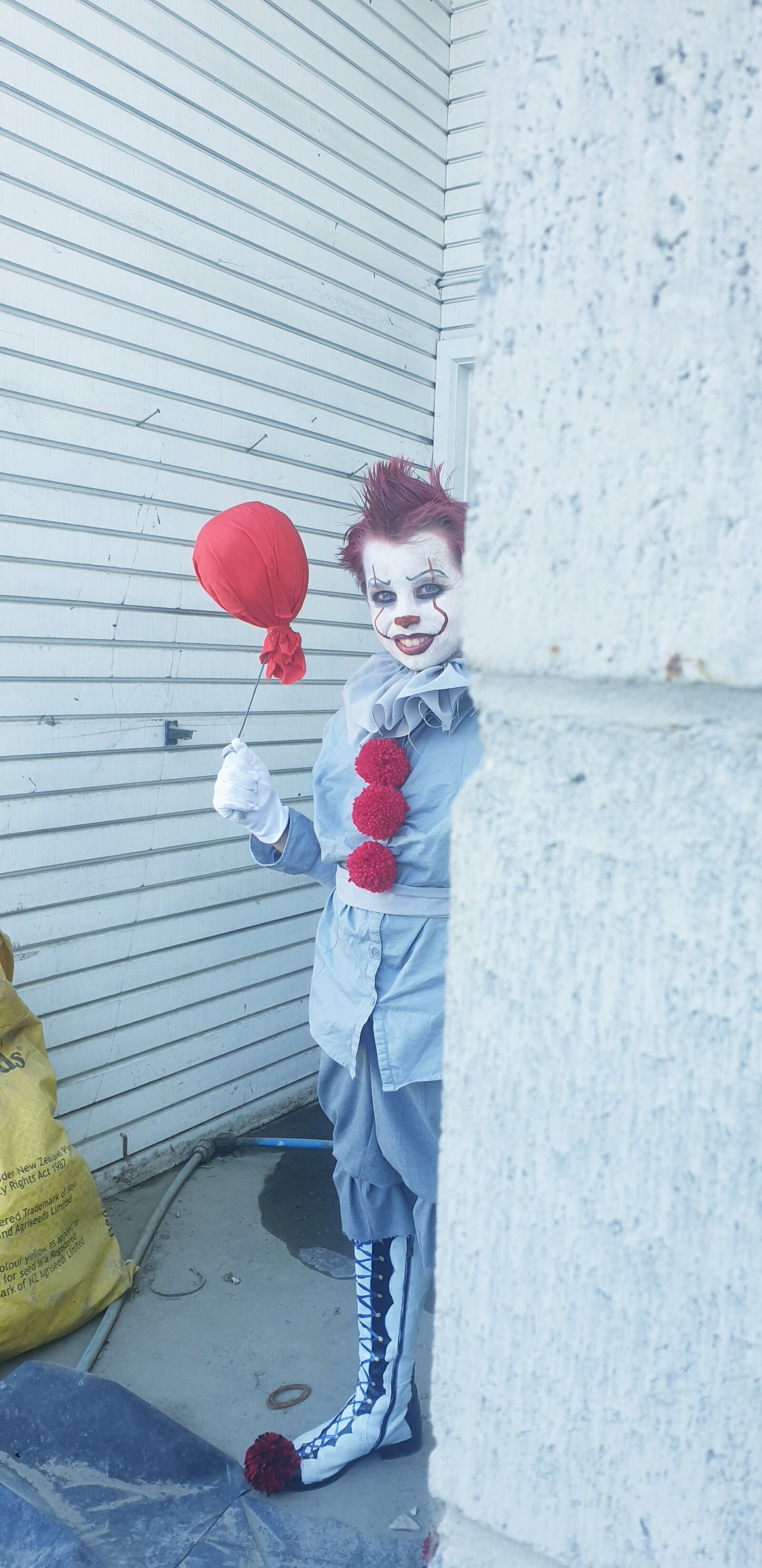 Samsung Galaxy S9 sample photo. Creepy, clown, pennywise photography