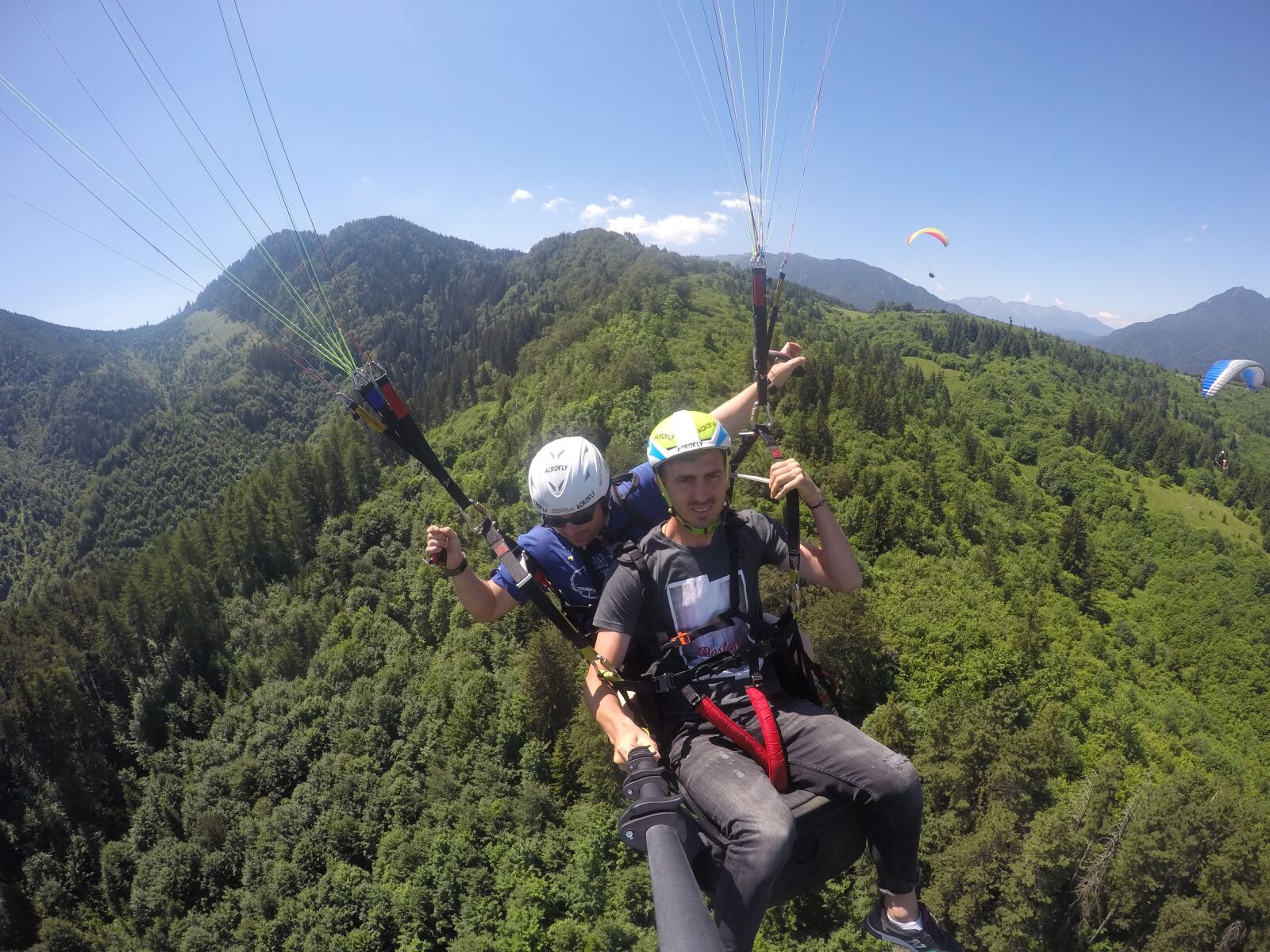 GoPro HERO4 Silver sample photo. Acrofly, paragliding in brasov photography