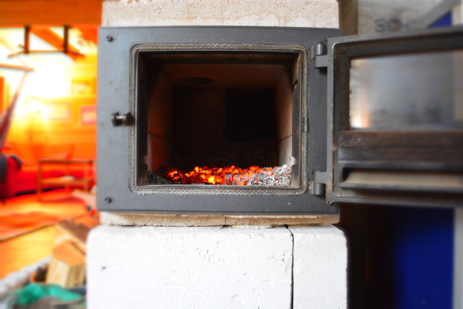 Nikon D5200 sample photo. Oven, embers, ash photography