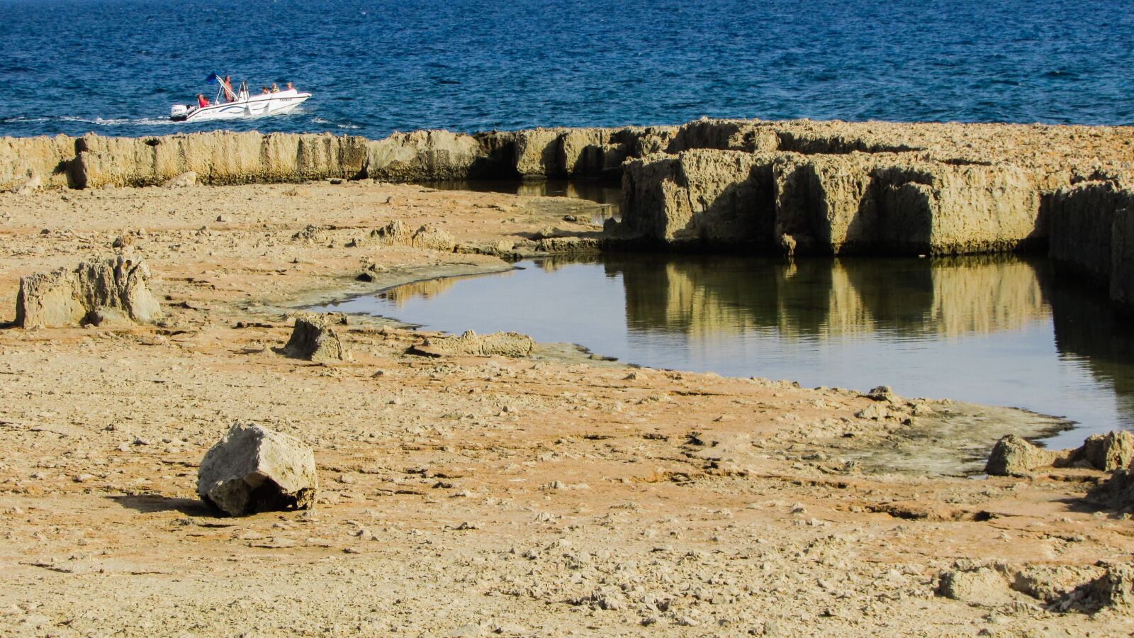 Canon PowerShot SX400 IS sample photo. Rock formations, rocky coast photography