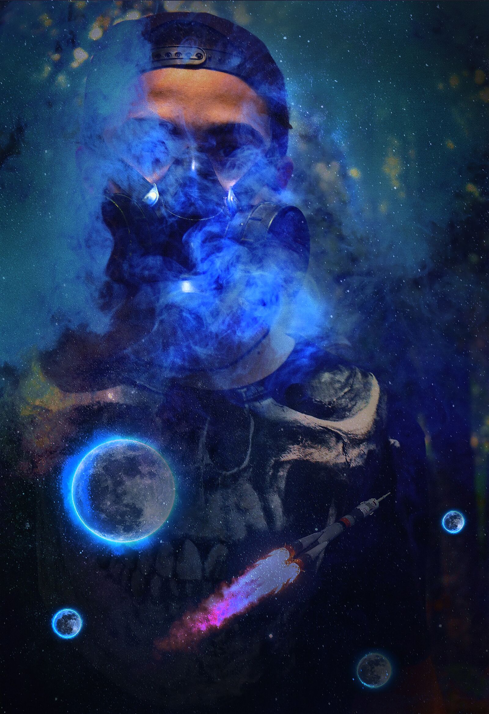Canon EOS 700D (EOS Rebel T5i / EOS Kiss X7i) sample photo. Universe, smoke, fantasy photography