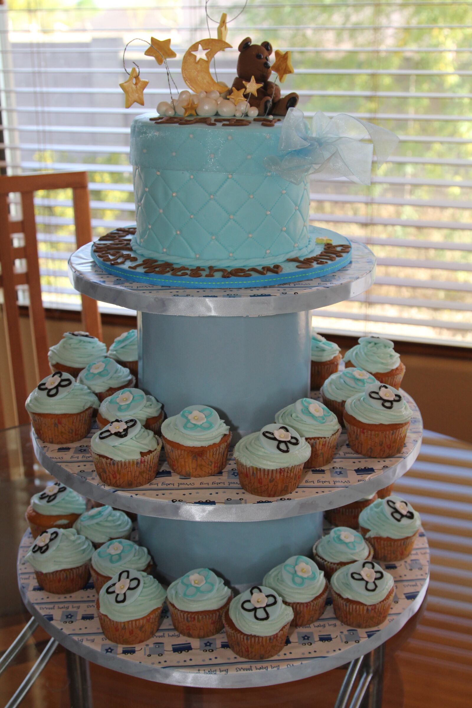 Canon EOS 60D + Canon EF 24-105mm F4L IS USM sample photo. Cake, baby shower, food photography