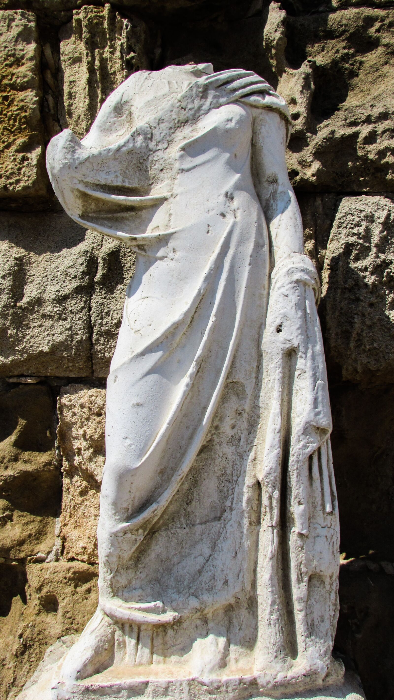 Canon PowerShot SX400 IS sample photo. Cyprus, salamis, statue photography