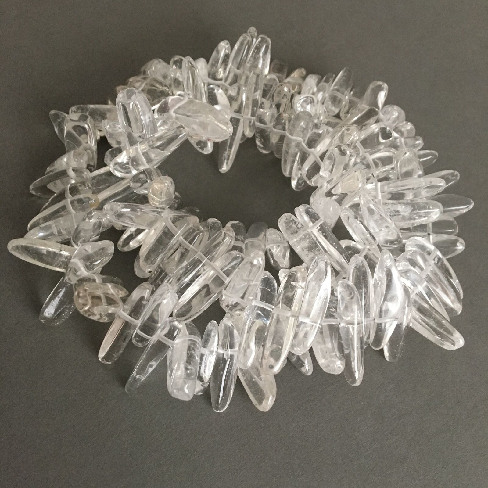 iPhone 6s back camera 4.15mm f/2.2 sample photo. Quartz, gemstone, necklace photography