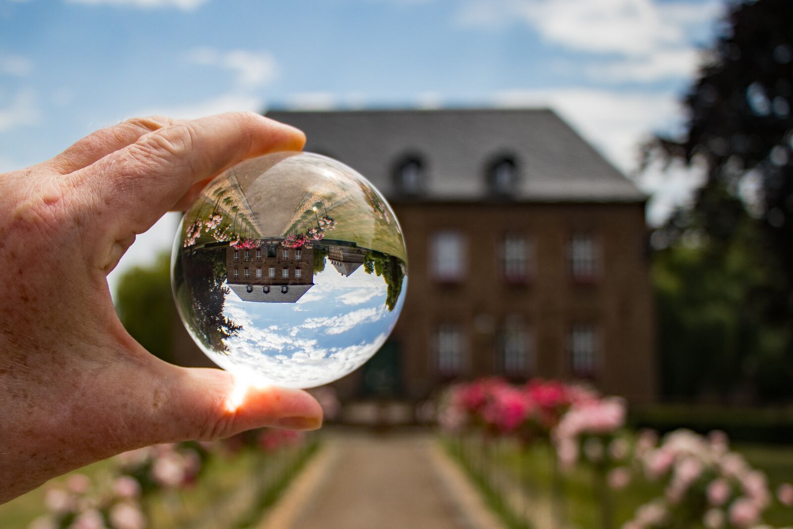Canon EOS 80D sample photo. Glass ball, glass ball photography