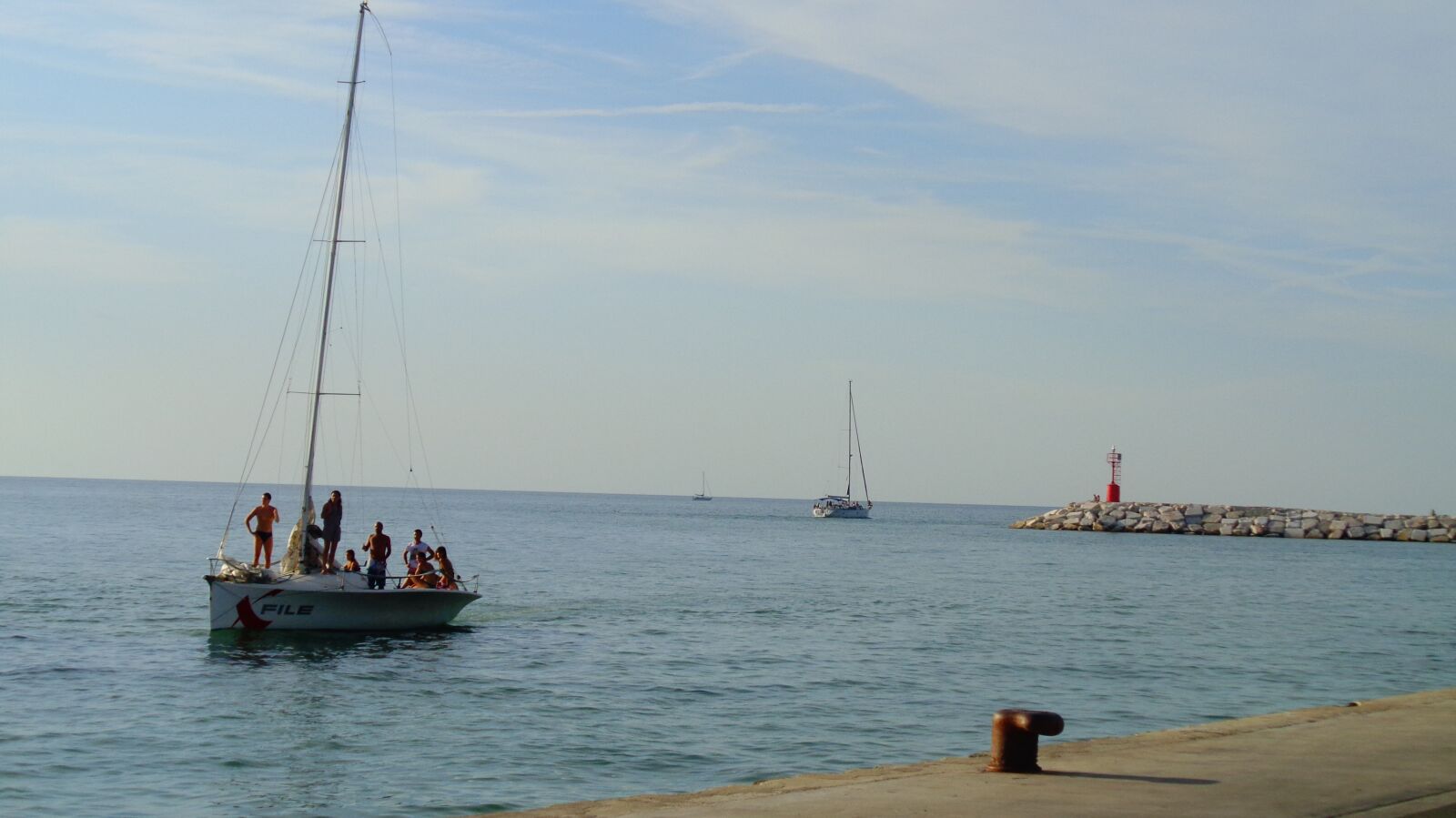 Sony Cyber-shot DSC-W830 sample photo. Rimini, boat, porto photography