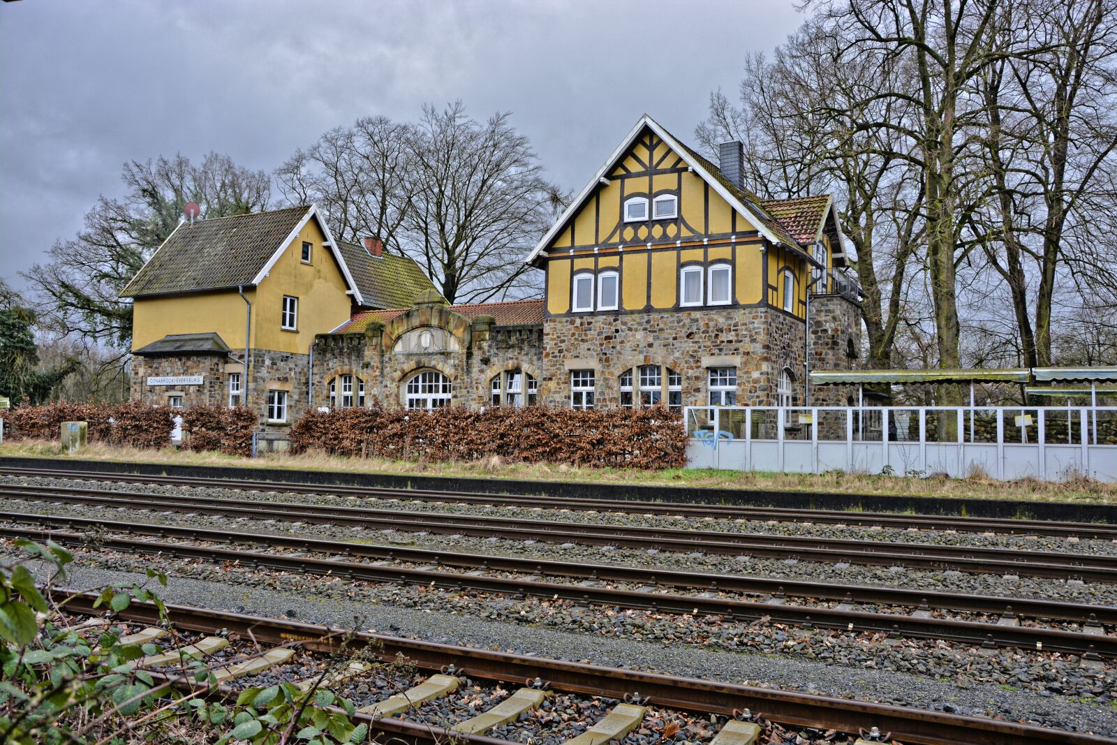 Nikon D5200 sample photo. Railway station, osnabr ck photography