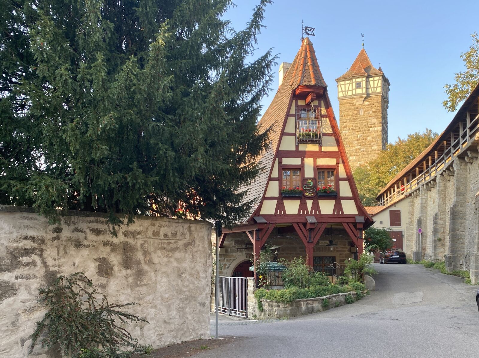 Apple iPhone 11 Pro Max + iPhone 11 Pro Max back triple camera 4.25mm f/1.8 sample photo. Rothenburg of the deaf photography