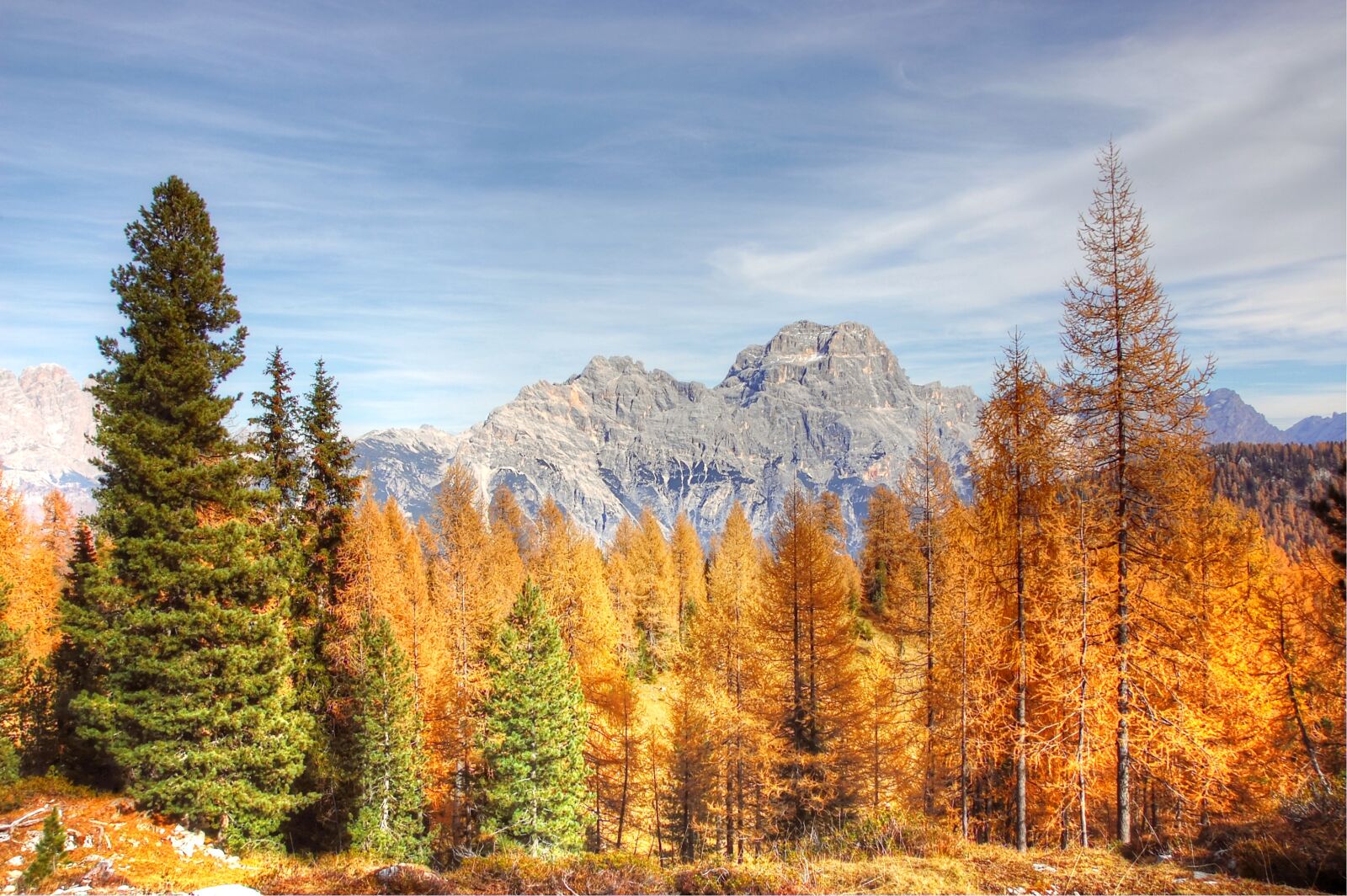 Nikon D40 sample photo. Sorapis, dolomites, alm photography