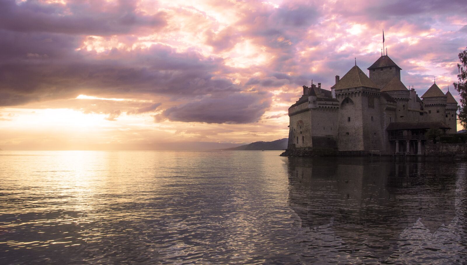 Nikon D90 sample photo. Castle, switzerland, lake photography