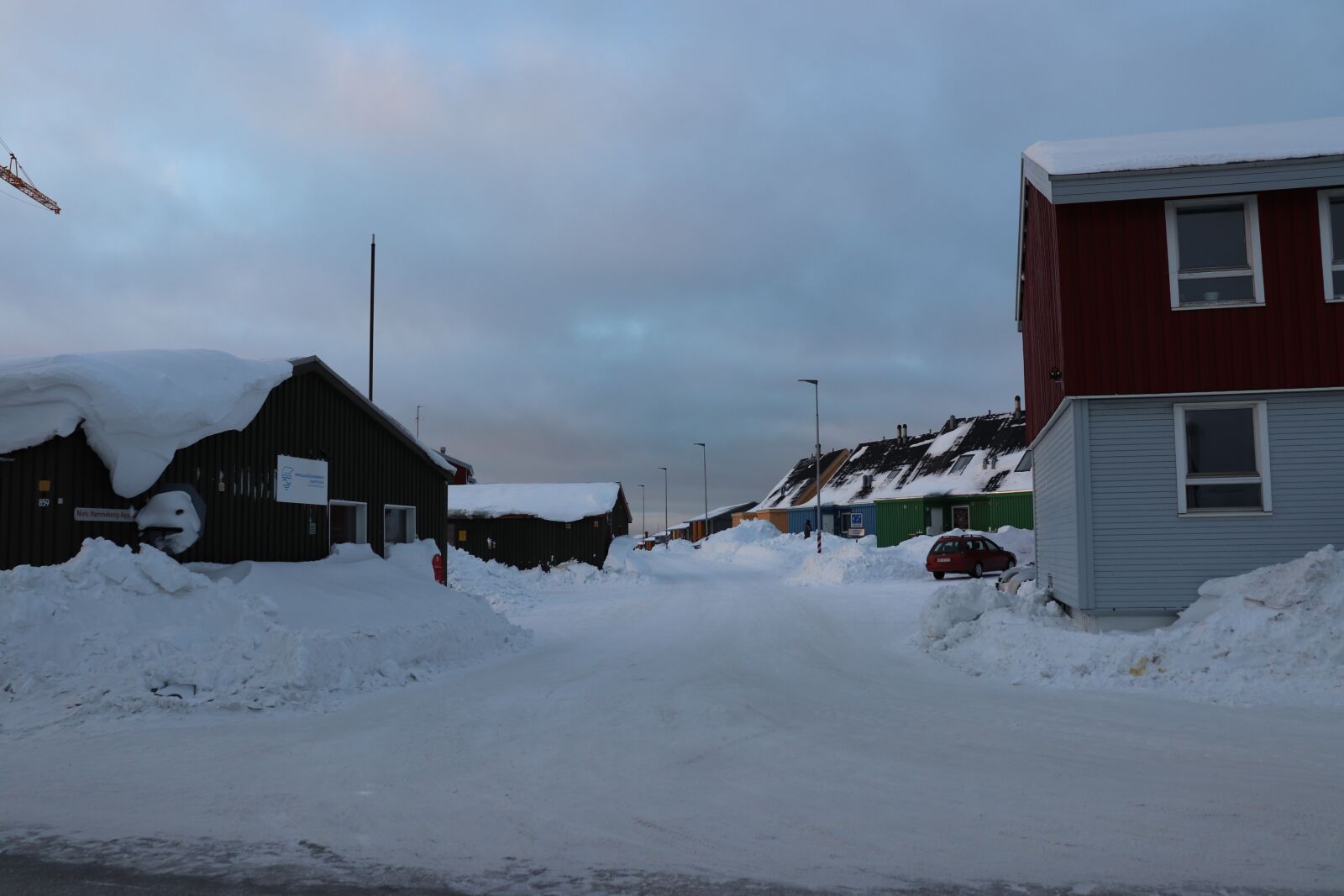 Canon EOS 200D (EOS Rebel SL2 / EOS Kiss X9) sample photo. Nuuk, greenland, winter photography