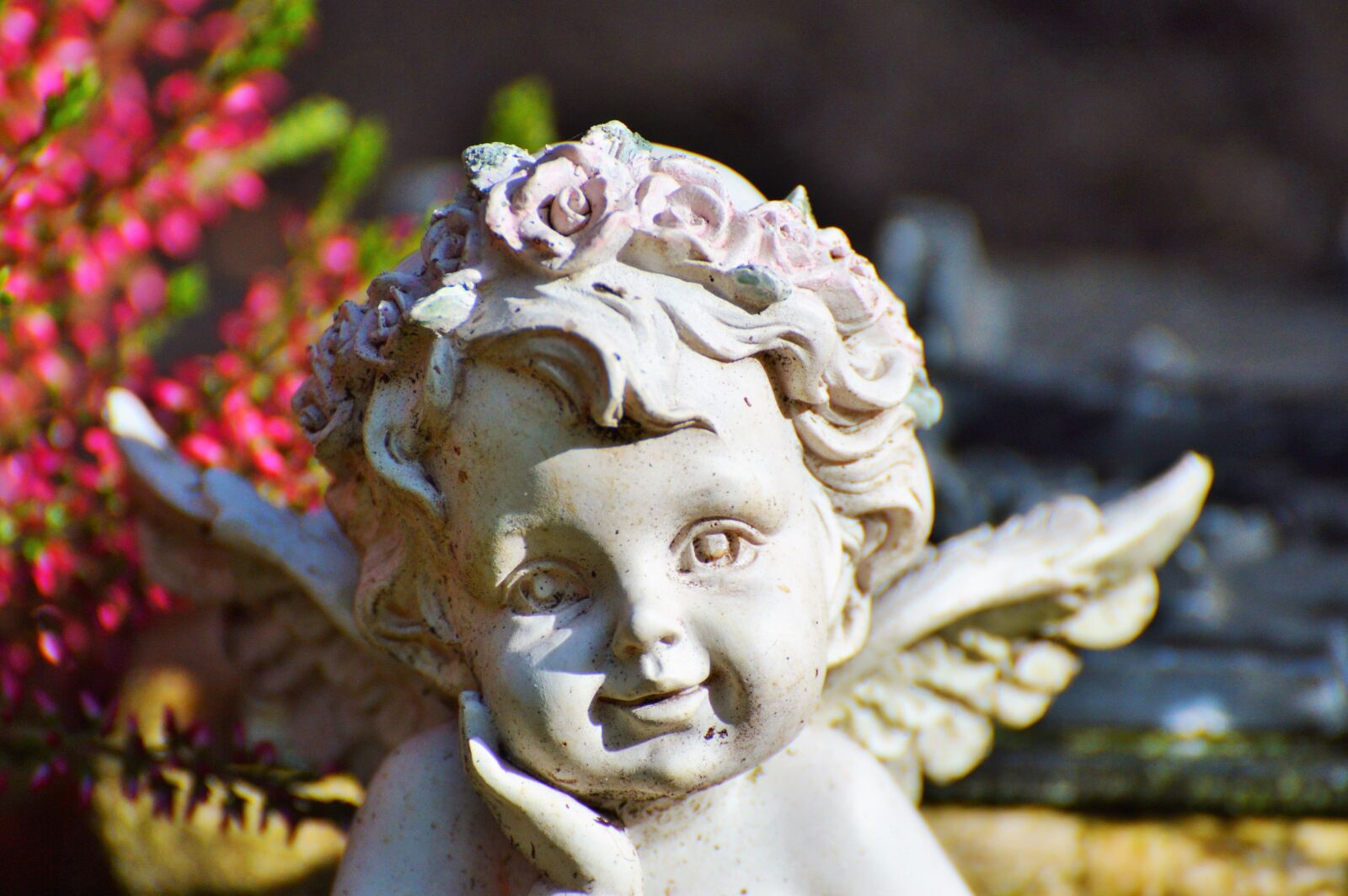 Nikon D3200 sample photo. Angel, sculpture, statue photography