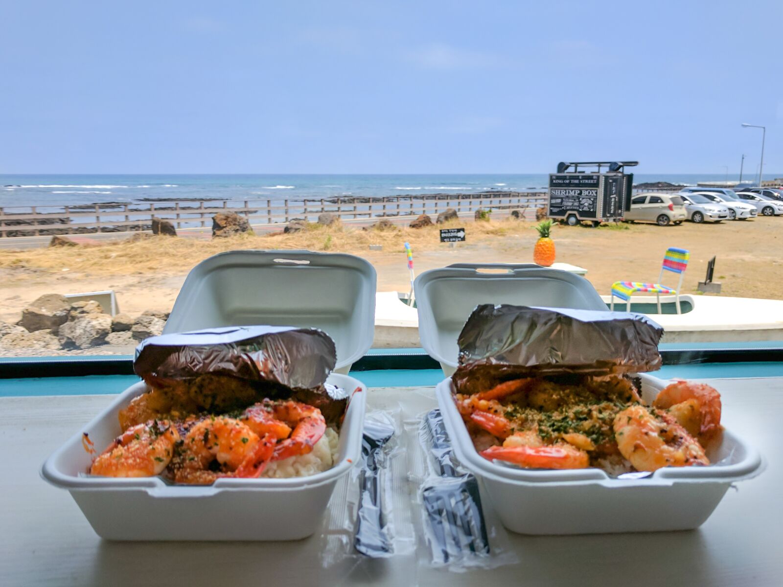 Google Pixel sample photo. Shrimp, cooking, food photography