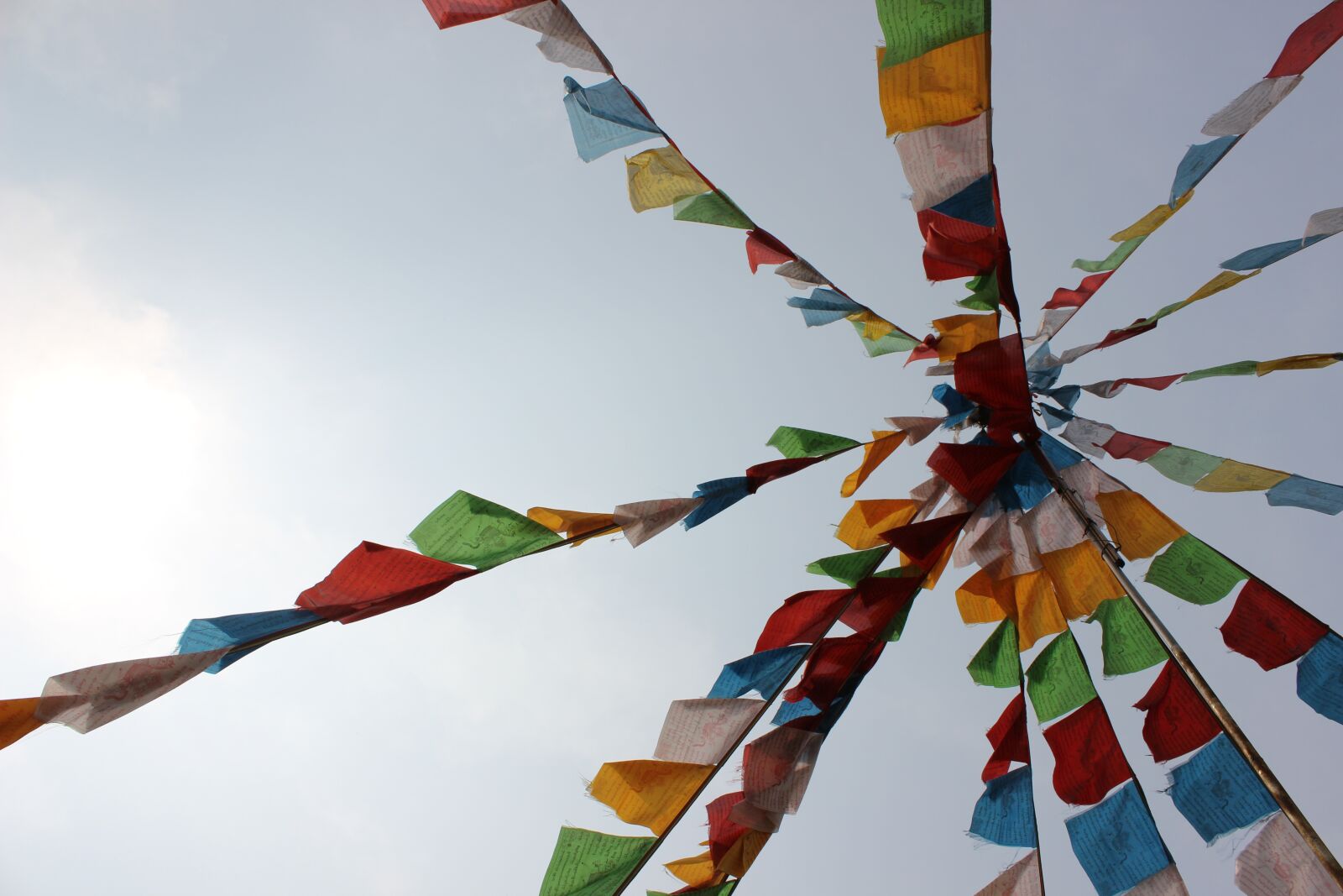Canon EOS 600D (Rebel EOS T3i / EOS Kiss X5) sample photo. Prayer flags, colorful, look photography
