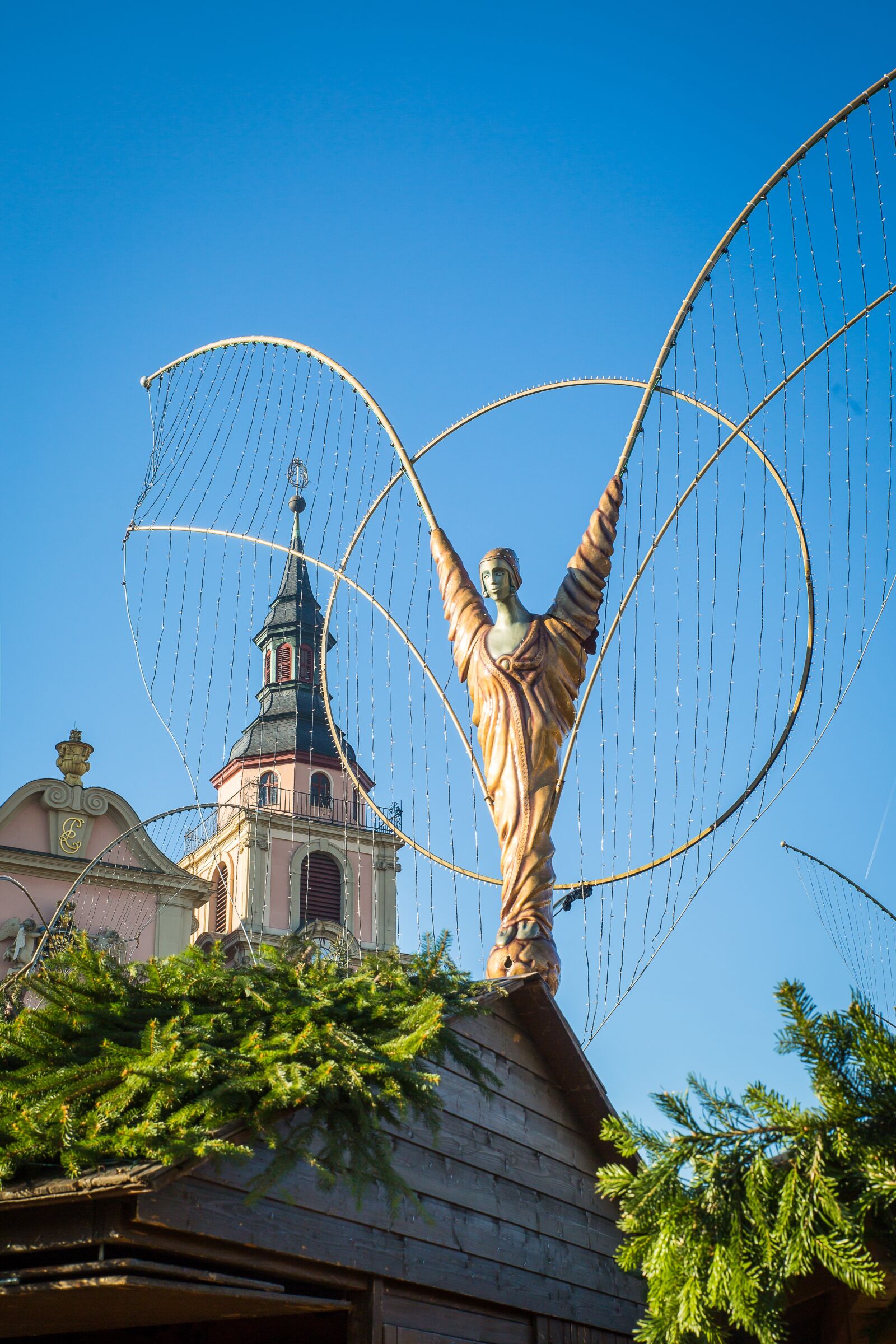 Canon EOS 5D Mark III sample photo. Christmas market, advent, angel photography