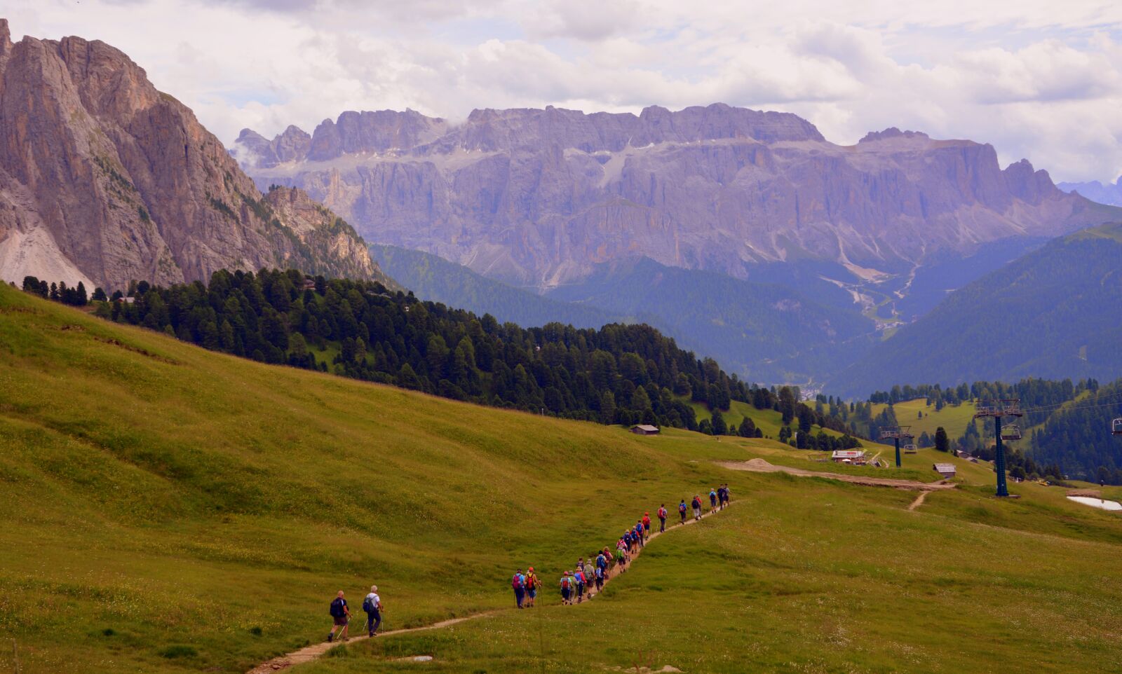 Nikon D7100 sample photo. Hiking, trail, dolomites photography