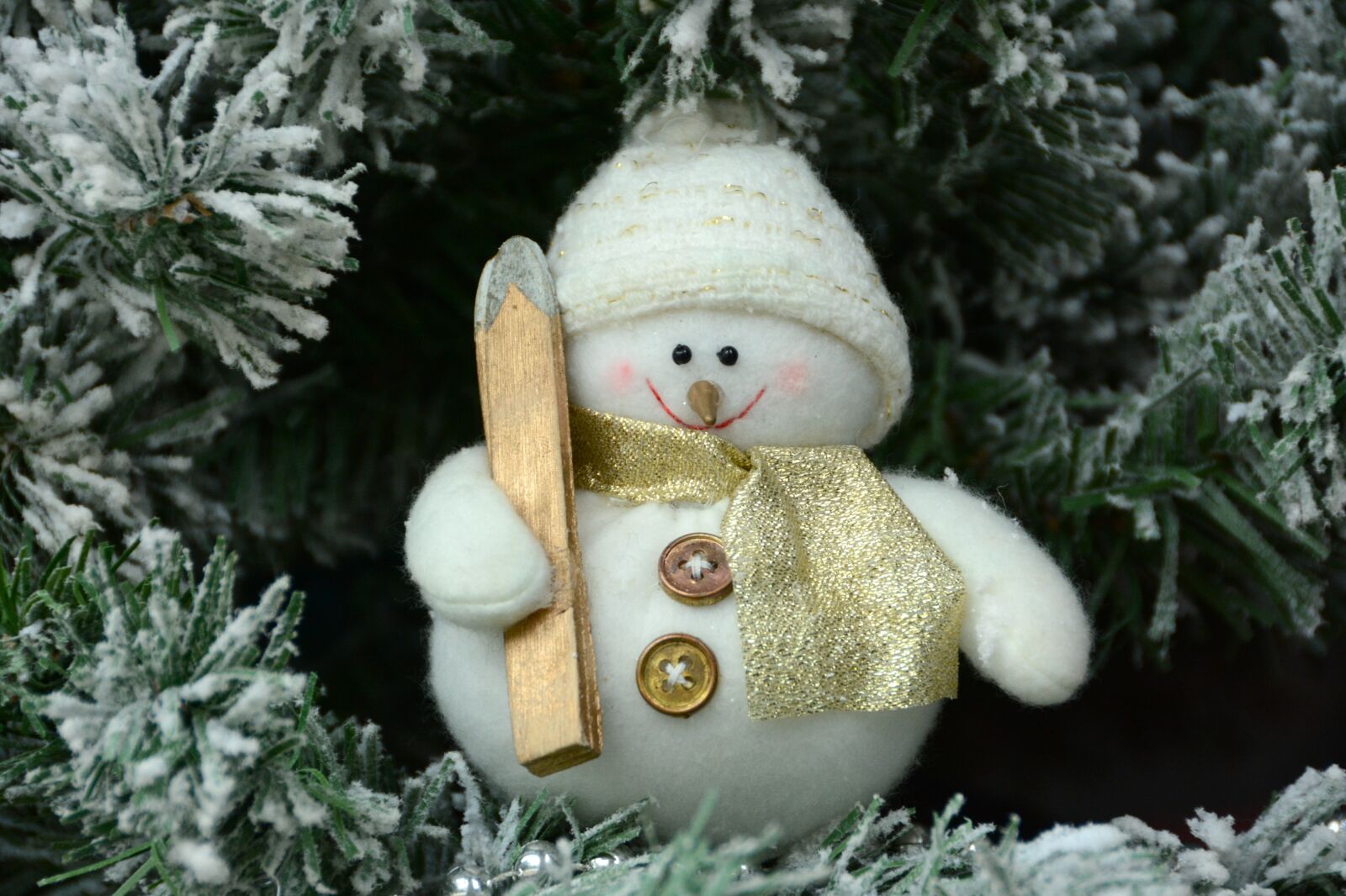Nikon D7100 sample photo. Christmas, garland, decoration photography