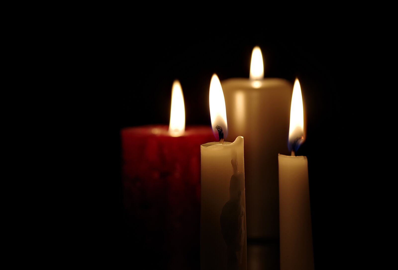 Pentax K-S2 sample photo. Candles, four, advent photography