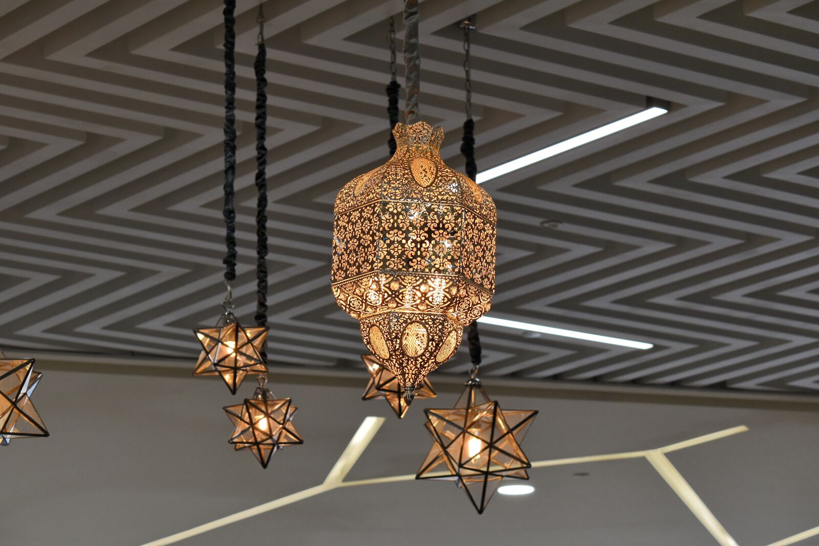 Nikon D5500 sample photo. Chandelier, decoration, hanging, light photography