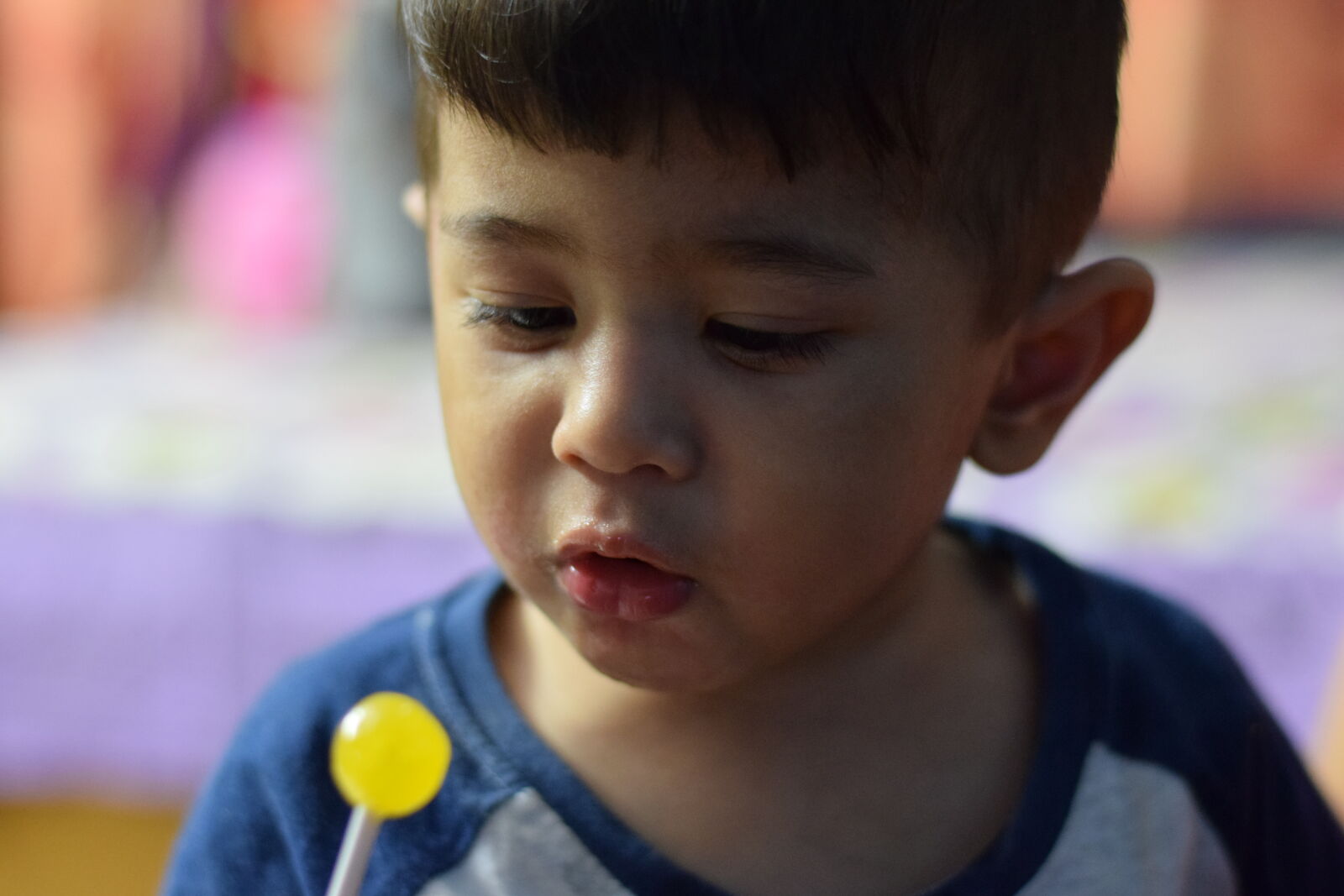 Nikon D5300 sample photo. Candy, kid, licking, candy photography