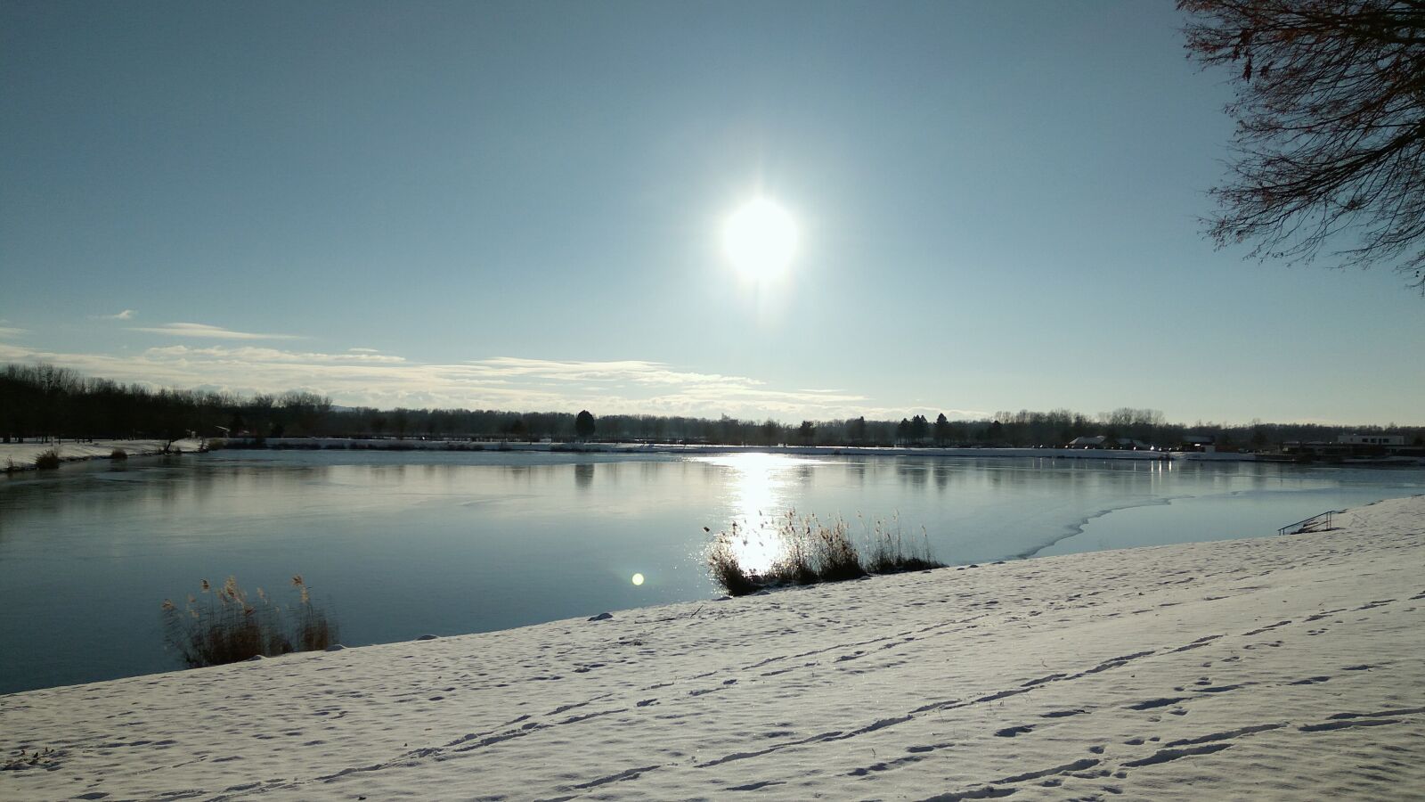 Xiaomi Redmi Note3 sample photo. Lake, winter, wintry photography