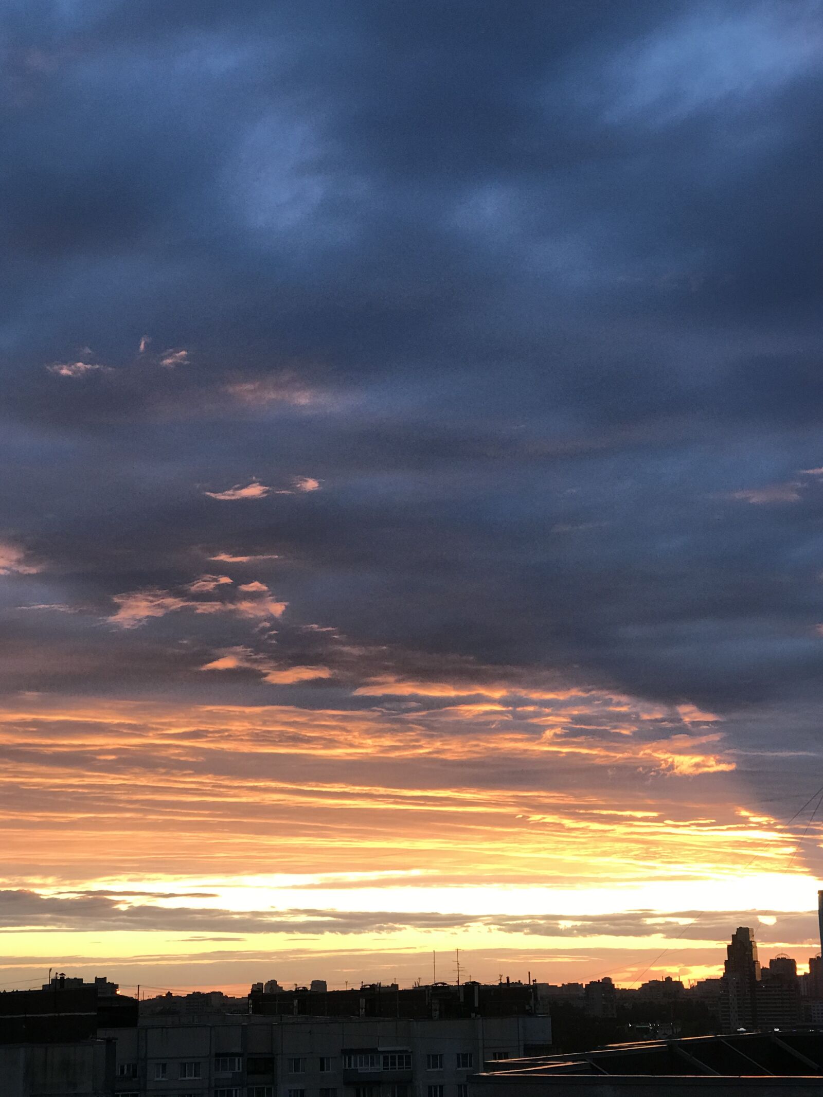 Apple iPhone 7 Plus sample photo. Sky, sunset, city photography