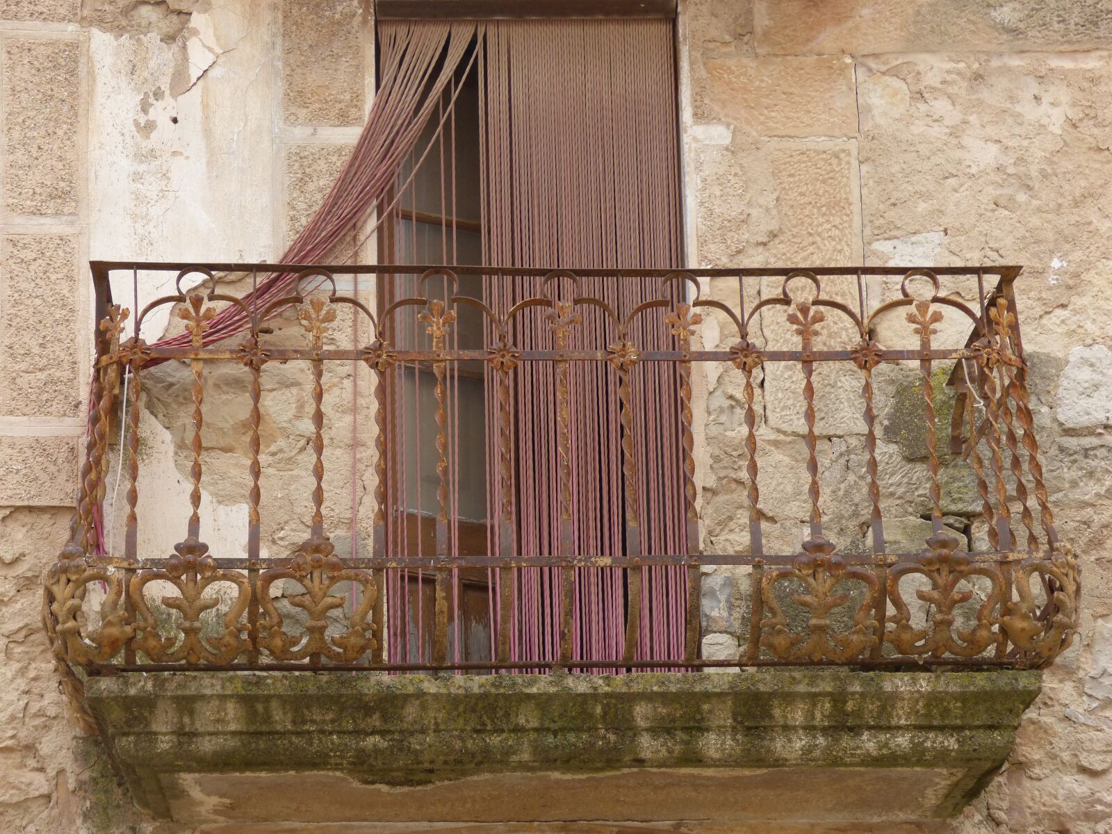 Panasonic DMC-FZ62 sample photo. Abandoned, balcony, curtain photography