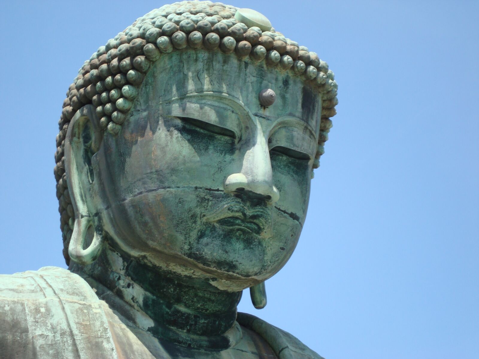 Sony DSC-W80 sample photo. Big buddha, daibutsu, japan photography