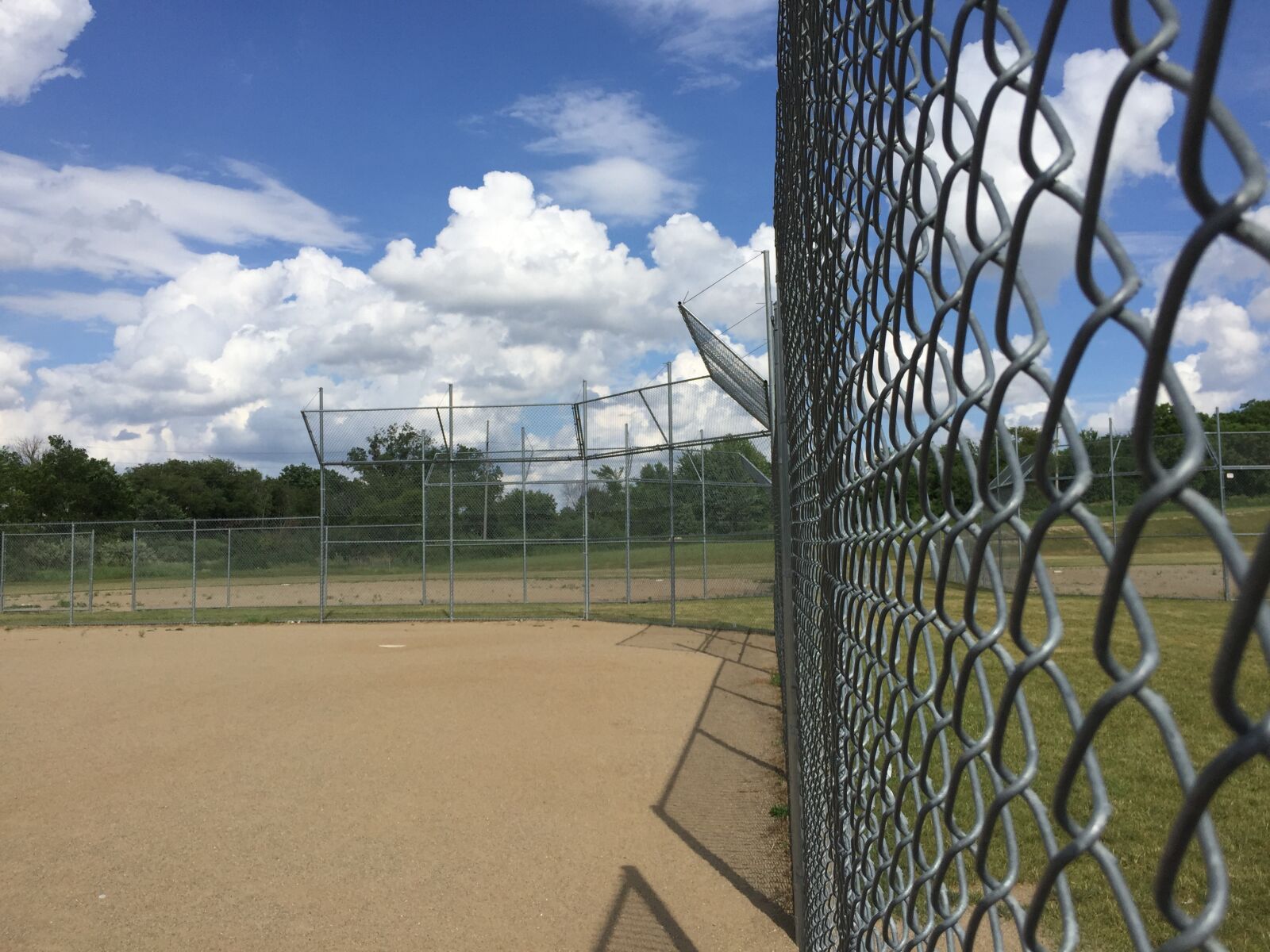 iPhone 6 back camera 4.15mm f/2.2 sample photo. Baseball, homerun photography