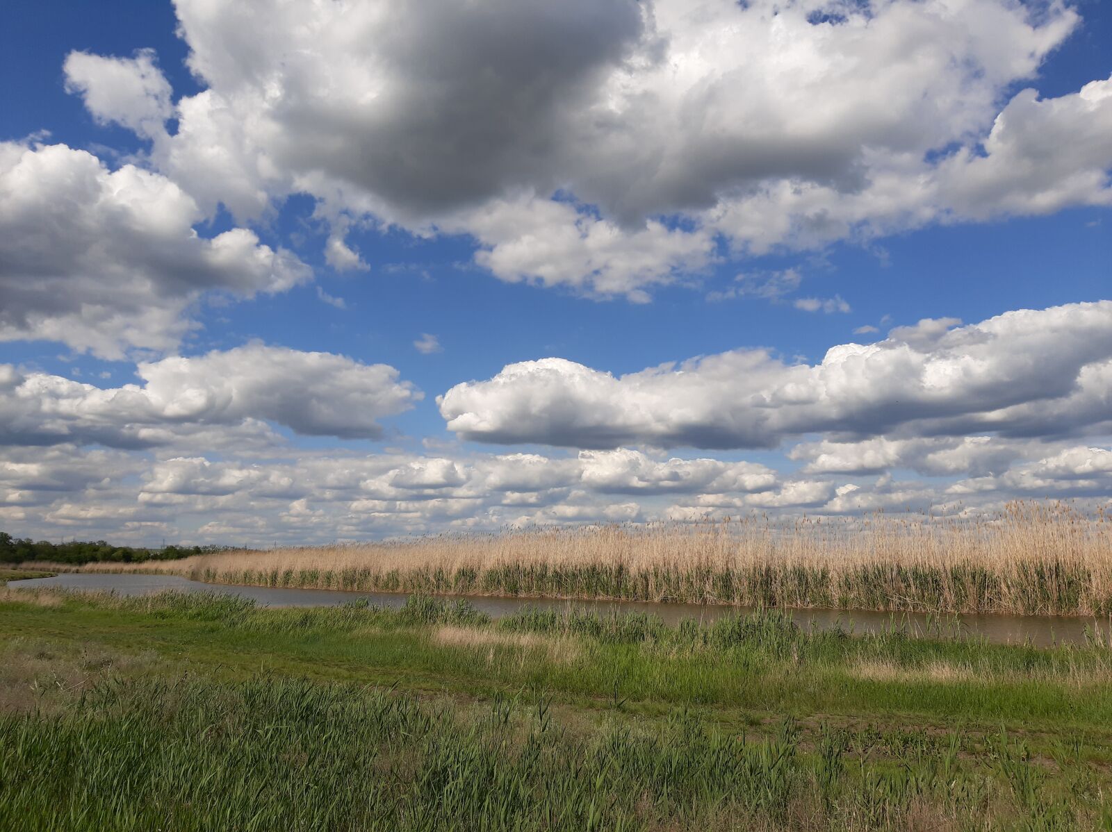 Samsung Galaxy A50 sample photo. Clouds, sky, field photography