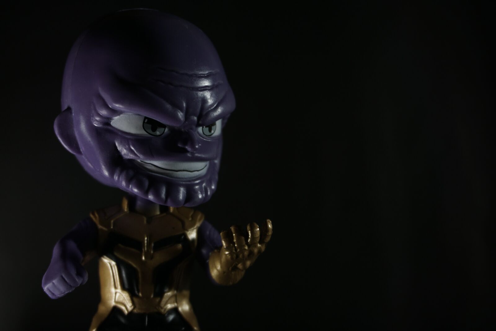 Sony a6000 sample photo. Thanos, villain, toy photography