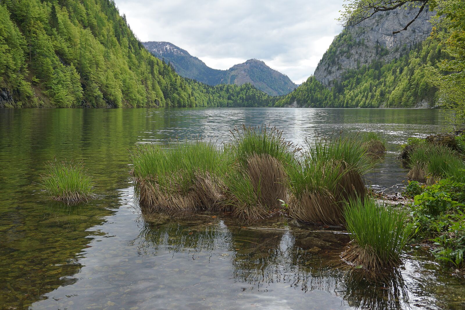 Sony a5100 sample photo. Lake, pond, mountains photography