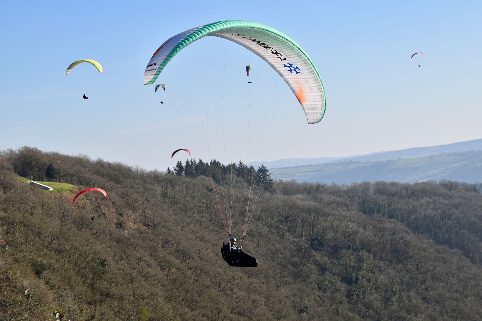 Nikon D5600 sample photo. Paragliding, paraglider, sails of photography