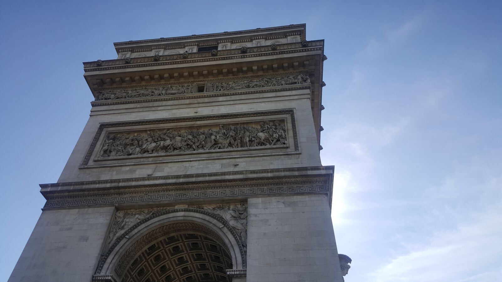 Samsung Galaxy Note5 sample photo. Arc du triomphe, sightseeing photography
