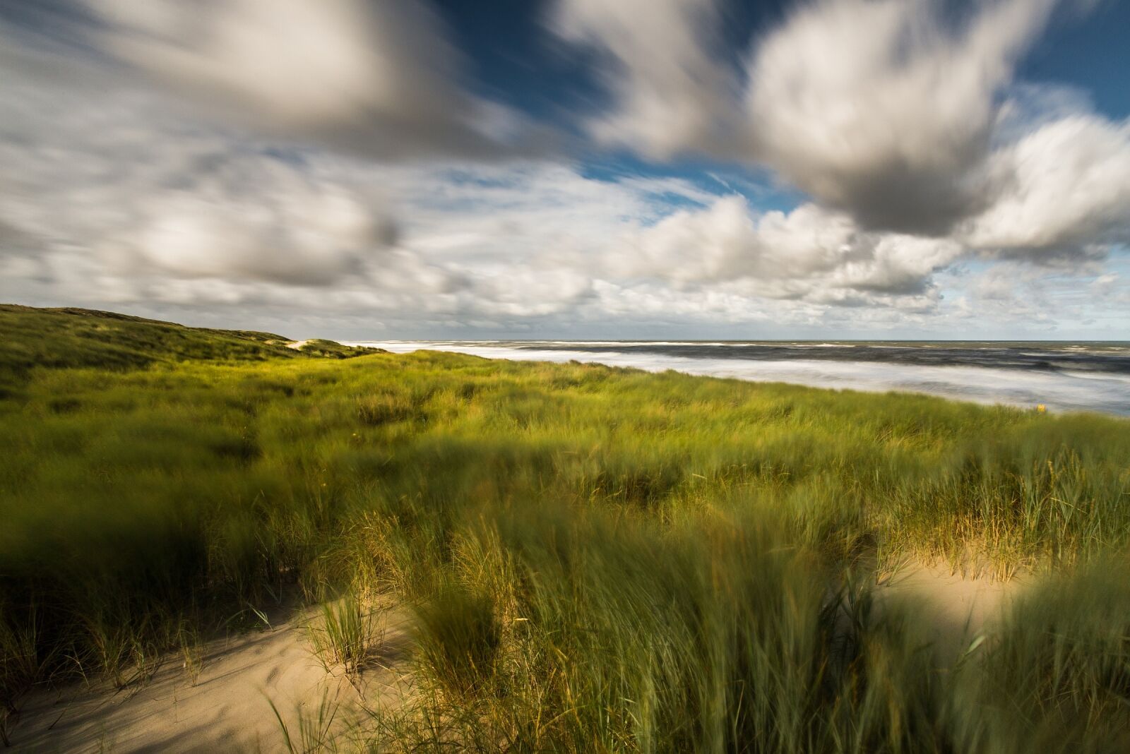 Nikon D600 sample photo. Dune, sea, clouds photography