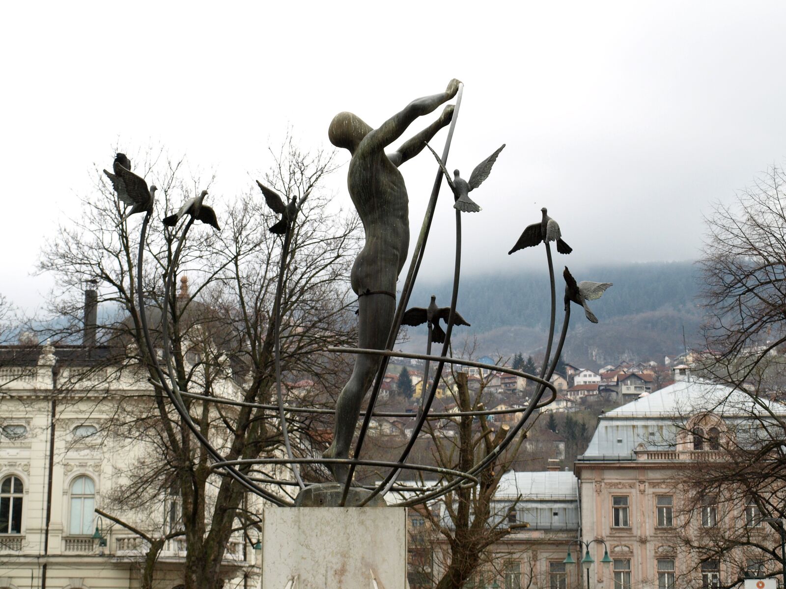 Olympus E-510 (EVOLT E-510) sample photo. Sarajevo, bosnia, architecture photography